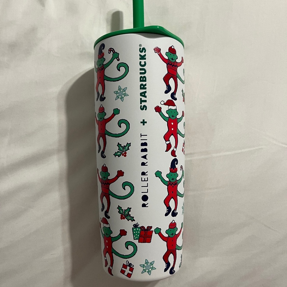 Starbucks x Roller Rabbit Holiday Tumbler